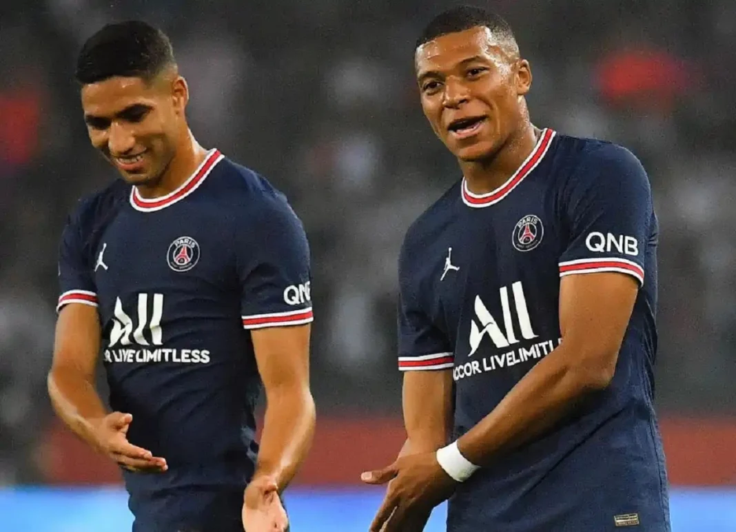 Hakimi et MbappÃ©